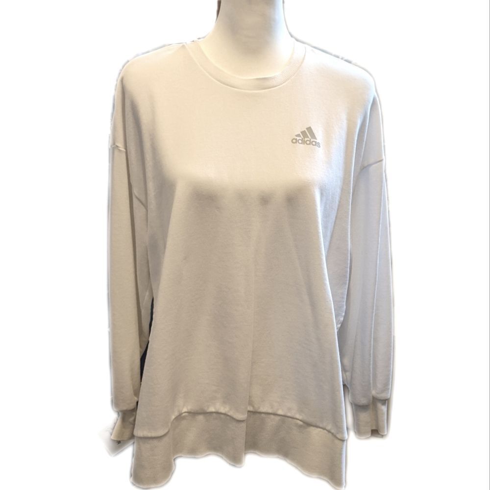 5/$55 Adidas women's Split Crew - NWOT - white - Small